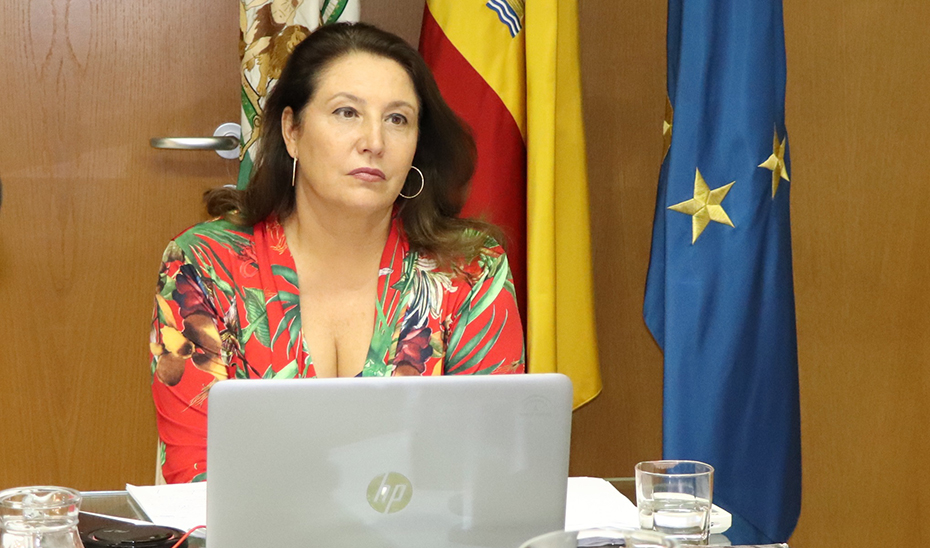 La consejera de Agricultura, Agua y Desarrollo Rural, Carmen Crespo.